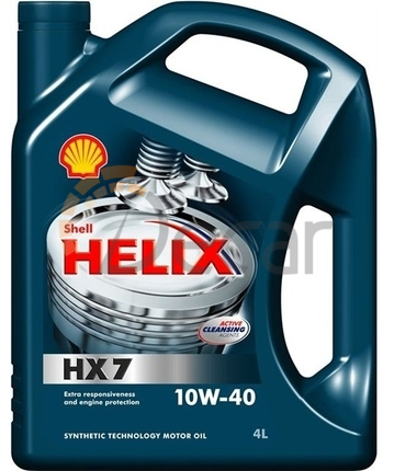 Масло моторное shell Helix HX7 10w40 4L