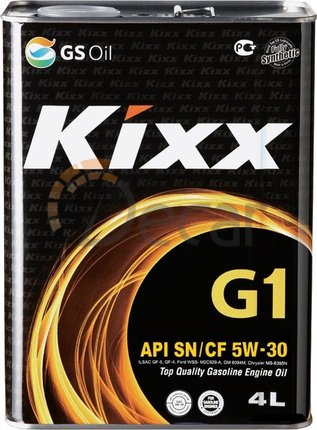 Моторное масло kixx g1 5w30 sn/cf 4l