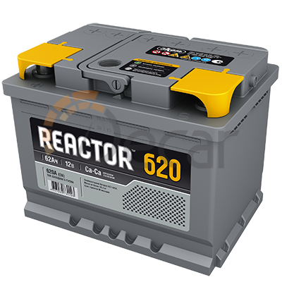 Аккумулятор REACTOR 62Ah 620A R+
