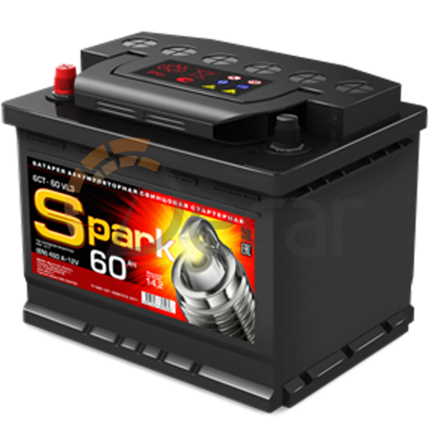 Аккумулятор SPARK 60Ah 460A L+