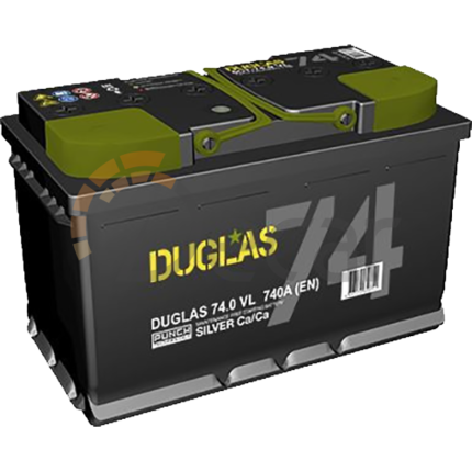 Аккумулятор DUGLAS 74Ah 740A R+ LOW