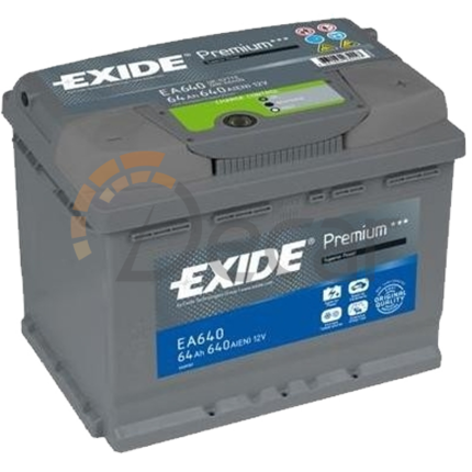 Аккумулятор EXIDE PREMIUM 64Ah 640A R+