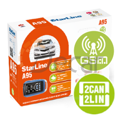 Автосигнализация StarLine A95 BT 2CAN+2LIN GSM