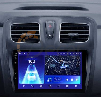 Автомагнитола 2DIN Renault Sandero с 2012 по 2019 год с GPS навигацией