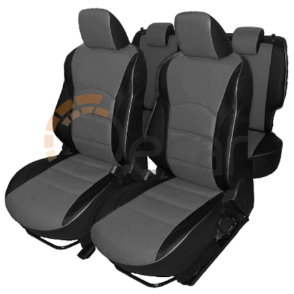 Чехлы экокожа RENAULT Duster без Airbag (2011-2015)