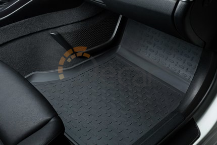 Резиновые коврики с высоким бортом для Audi A6 IV, C7 (c 2011)