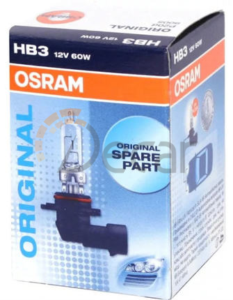 Лампа галогенная HB3 (P20d), 12V, 60W, ORIGINAL LINE, OSRAM, 9005