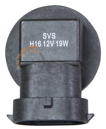 Лампа галогенная H16 (PGJ19-3), 12V, 19W, Standard +30%, SVS, 0200012000