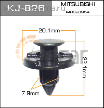 Клипса крепежная 826-KJ