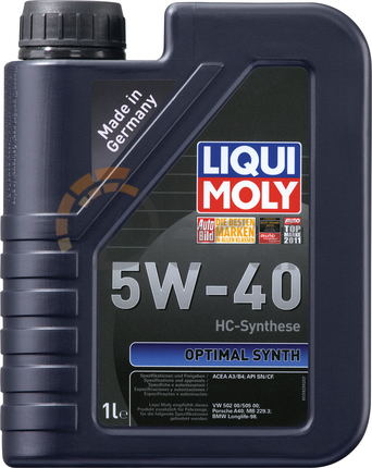 Моторное масло Liqui Moly optimal synt 5w40 1L