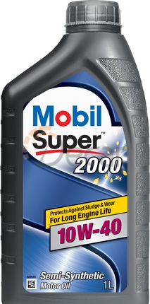 Моторное масло Mobil 1 Super 2000 полу-синтетика 1л 