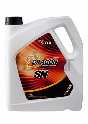 Моторное масло Dragon SN полу-синтетика 10w-40 4л
