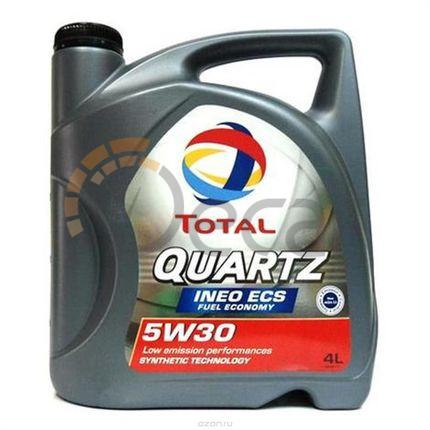 Моторное масло TOTAL QARTS INEO ECS SAE 5W30 API SM\CF синтетика 4л
