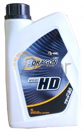 Трансмиссионное масло Dragon HD 75W90 1л 