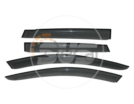 Дефлекторы окон BMW X6 (E71 / E72) 2008-2014, SVS, 0080021026