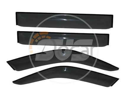 SVS. Дефлекторы окон 0080033123 HONDA PILOT II 2008 ШИРОКИЙ
