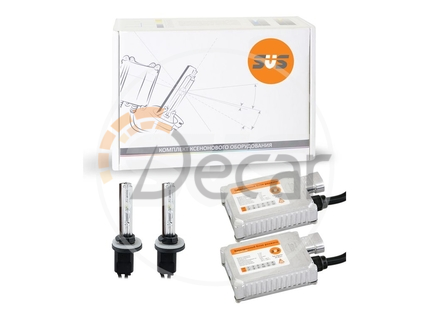 SVS. Комплект ксенонового оборудования 0190916000 (Блок SLIM AC 9-32В 35Вт с обманкой-2шт, ксеноновая AC H27 5000K-2шт)