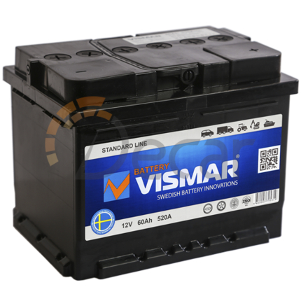 Аккумулятор Vismar Standard Line 60Ah 520A R+