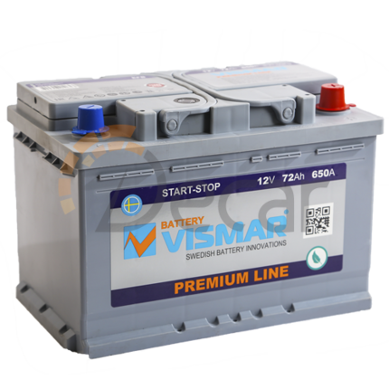 Аккумулятор Vismar Premium START-STOP 72Ah 650A R+