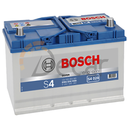 Аккумулятор BOSCH S4 Silver ASIA 95Ah 830A L+