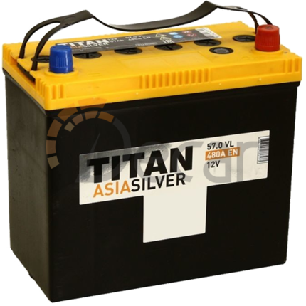 Аккумулятор TITAN Asia Silver 57Ah 480A R+