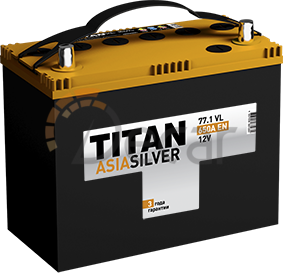 Аккумулятор TITAN Asia Silver 77Ah 650A L+