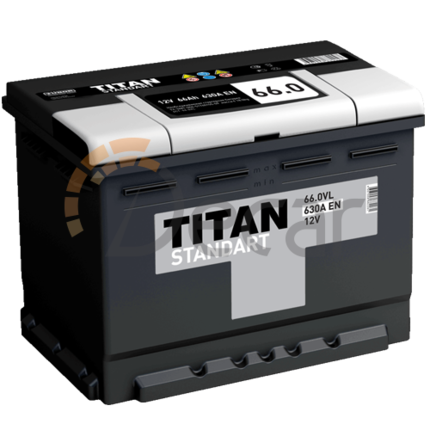 Аккумулятор TITAN Standart 66Ah 630A L+