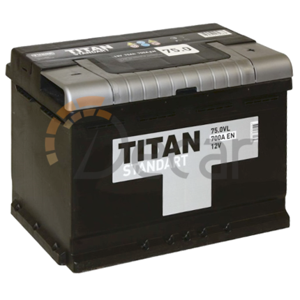 Аккумулятор TITAN Standart 75Ah 700A R+