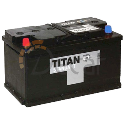 Аккумулятор TITAN Standart 90Ah 780A R+