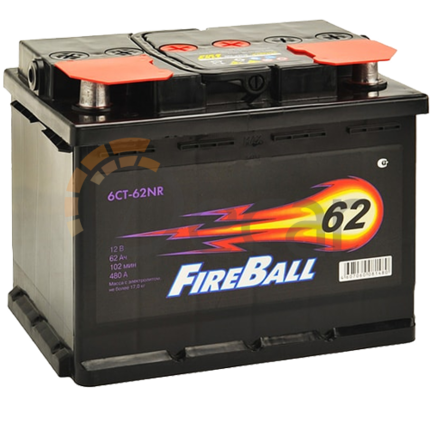 Аккумулятор FIREBALL 62Ah 480A R+