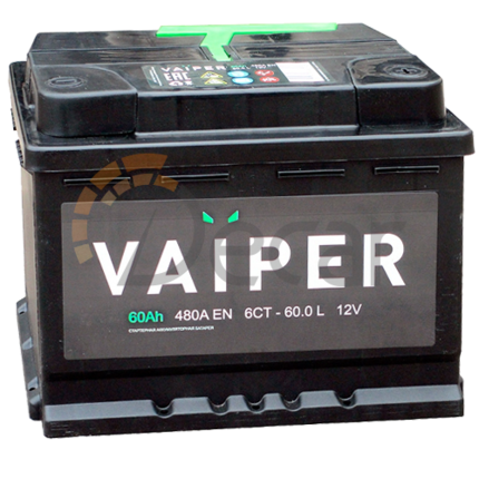 Аккумулятор VAIPER 60Ah 480A R+