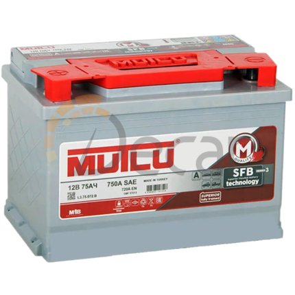 Аккумулятор MUTLU 75Ah 720A L+