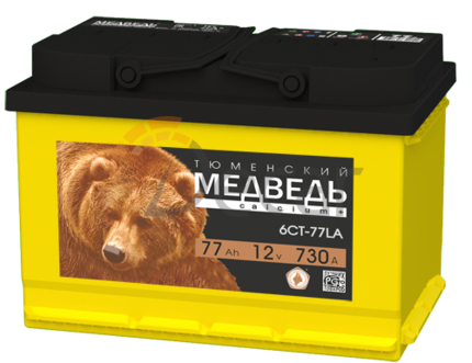 Аккумулятор ТЮМЕНСКИЙ МЕДВЕДЬ 77Ah 730A L+