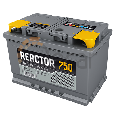 Аккумулятор REACTOR 75Ah 750A R+