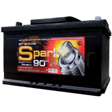 Аккумулятор SPARK 90Ah 680A R+