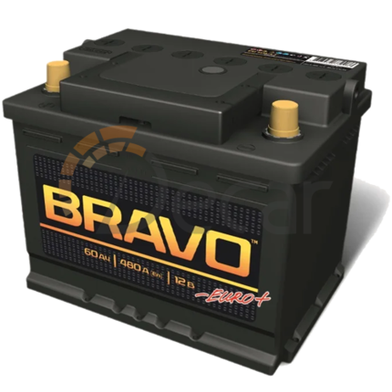 Аккумулятор BRAVO 60Ah 480A R+