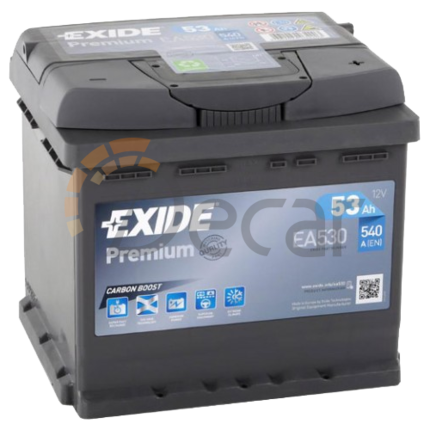Аккумулятор EXIDE PREMIUM 53Ah 540A R+