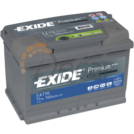 Аккумулятор EXIDE PREMIUM 77Ah 760A R+
