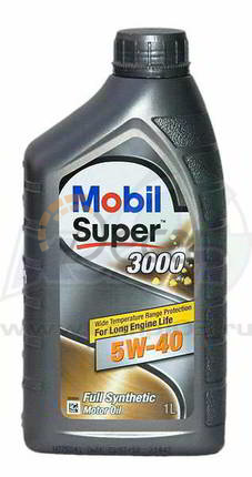 Моторное масло MOBIL SUPER 3000 SAE 5W-40 1л