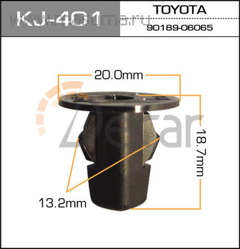 Клипса крепежная 401-KJ