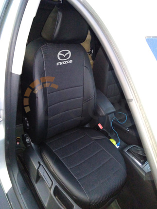 Чехлы экокожа Mazda 3 SD/HB (2004-2013)