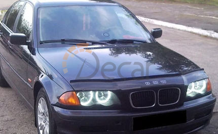 Дефлектор капота BMW 3 (E46) 1998-2001, SVS, 0420002026