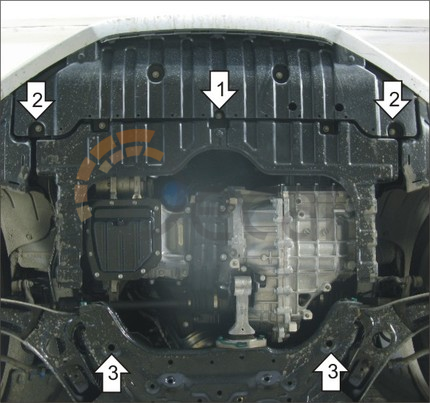 Защита "Мотодор" для Hyundai i30 (2011-2015)