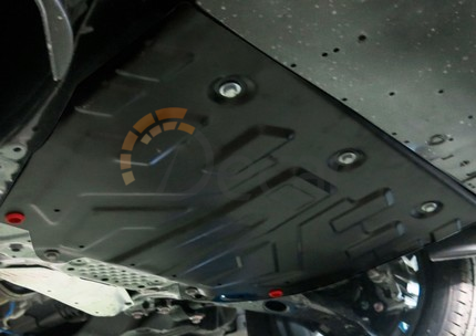 Защита "АвтоБРОНЯ" для картера и КПП (увеличенная) Mazda 3 (c 2013)
