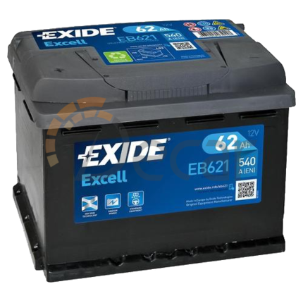 Аккумулятор Exide Excell 62Ah 540A R+
