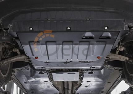 Защита "АвтоБРОНЯ" для картера и КПП Volkswagen Tiguan II (2017-2018)