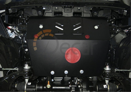 Защита "АвтоБРОНЯ" для радиатора (часть 1) Lexus GX 460 (2009-2013-)