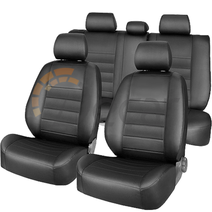 Чехлы экокожа Nissan Terrano III (c 2014) c Airbag
