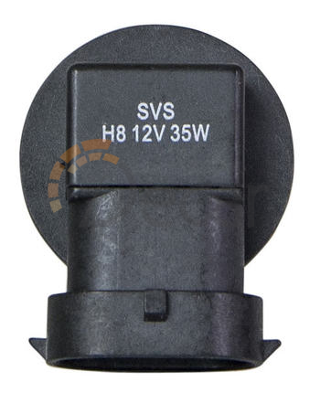 Лампа галогенная H8 (PGJ19-1),12V, 35W, Standard +30%, SVS, 0200008000