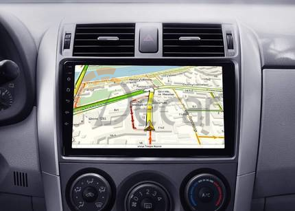 Автомагнитола 2DIN Toyota Corolla с 2006 года по 2013 год с GPS навигацией